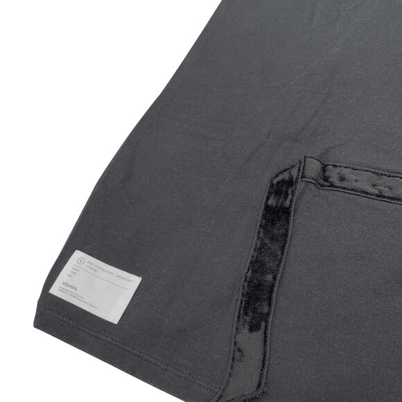 🔴 Visvim Velour Detail T-Shirt - Black - Picture 8 of 11